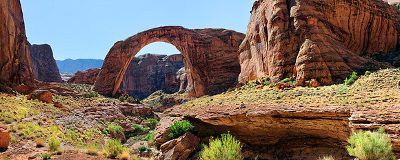 Lake Powell mit Rainbow Bridge, Page, Arizona, USA