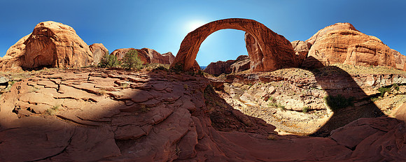 Lake Powell mit Rainbow Bridge, Page, Arizona, USA
