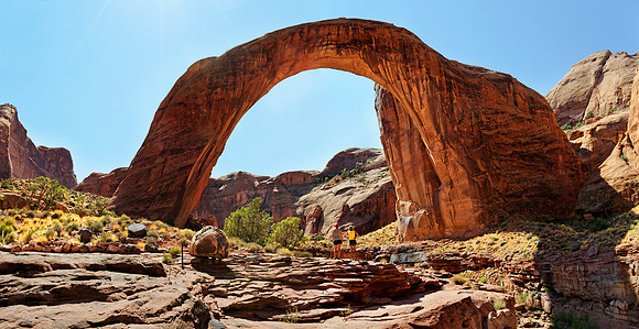Lake Powell mit Rainbow Bridge, Page, Arizona, USA