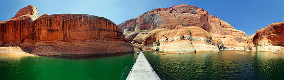Lake Powell mit Rainbow Bridge, Page, Arizona, USA