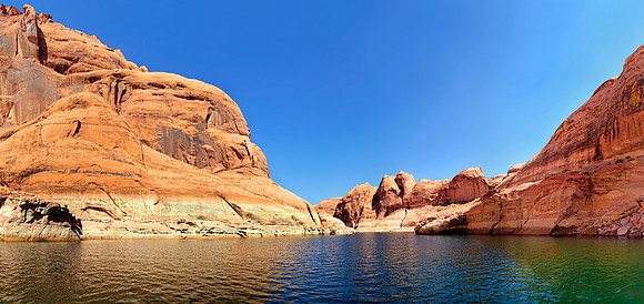 Lake Powell mit Rainbow Bridge, Page, Arizona, USA