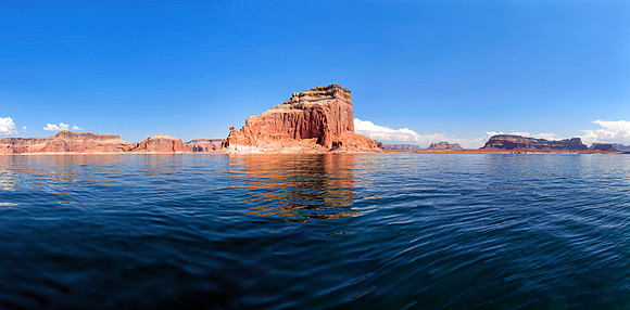 Lake Powell mit Rainbow Bridge, Page, Arizona, USA