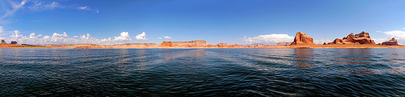 Lake Powell mit Rainbow Bridge, Page, Arizona, USA