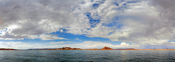 Lake Powell mit Rainbow Bridge, Page, Arizona, USA