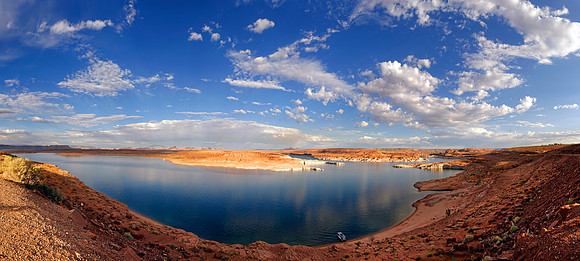 Lake Powell mit Rainbow Bridge, Page, Arizona, USA