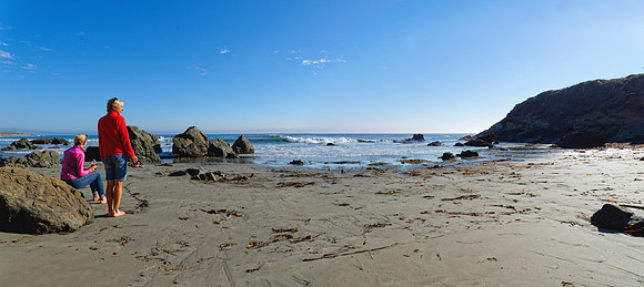 Pazifikküste bei Cambria, Kalifornien, USA
