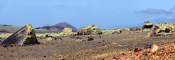 Wanderung durch das Lavameer und Vulkanbergen von La Garia bei Mancha Blanca